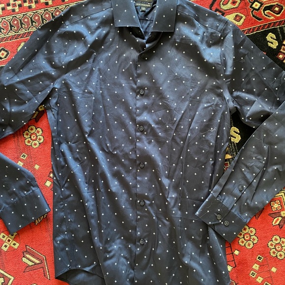 *RW&Co Navy Dress Shirt - Picture 4 of 4